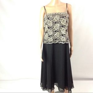 Emma Street Women's Sequined Lace Chiffon Dress 16